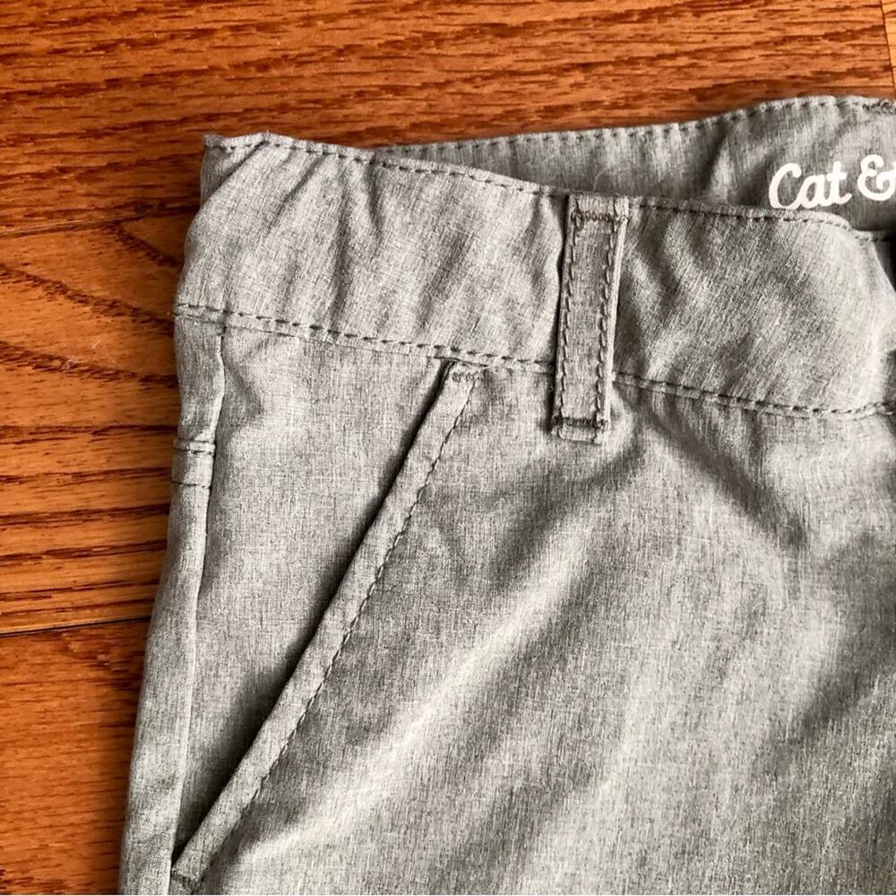 Cat & Jack Casual Cotton Khaki Light Heather Gray Shorts Toddler Boy’s size 5 - Picture 3 of 7